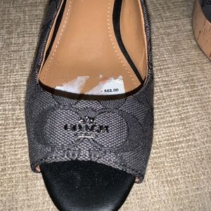 Coach wedge new